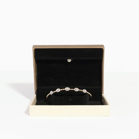 Rose Gold VVS Diamond Bracelet