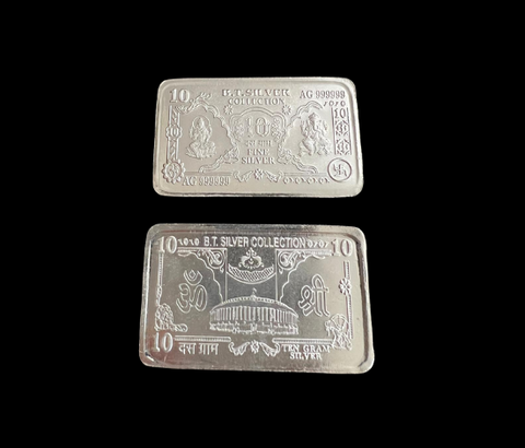 10 gms rectangle coin