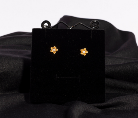 22ct Gold Earrings Rose designs